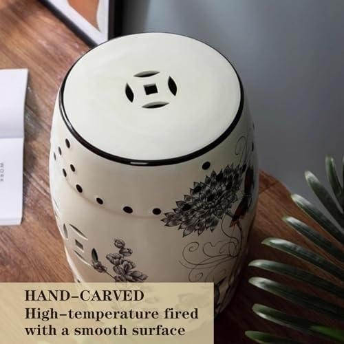 Chinese Style Glazed Decorative Ceramic Garden Stool J61285