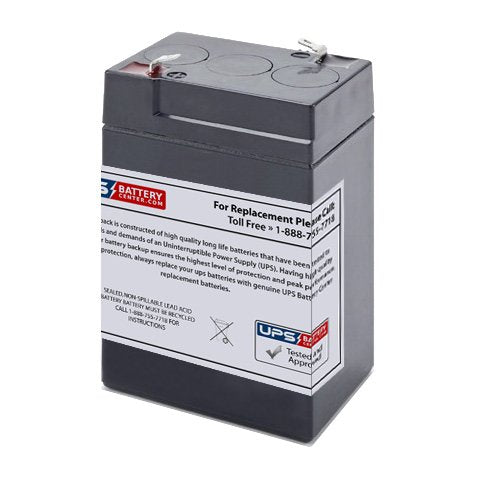 6V 4.5Ah Sealed Lead Acid Replacement Battery X397