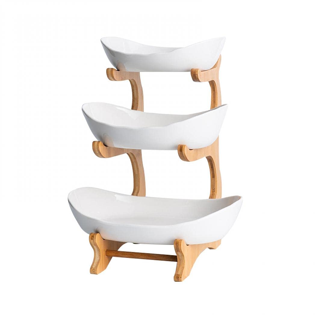 3 Tier Ceramic Fruit Basket Stand N3092