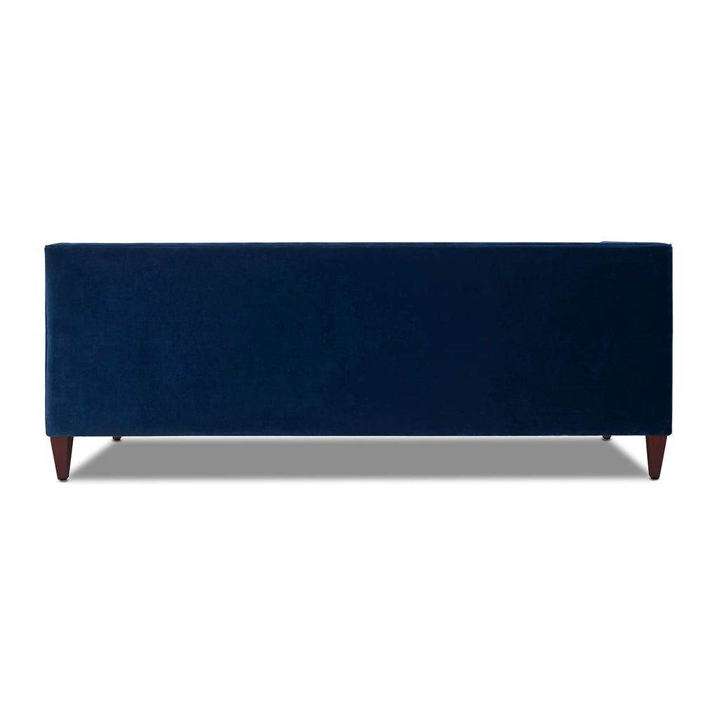 84" Navy Blue Velvet Tufted Sofa B997571