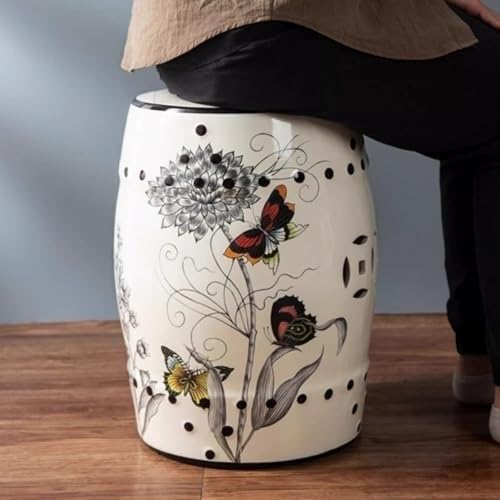 Chinese Style Glazed Decorative Ceramic Garden Stool J61285