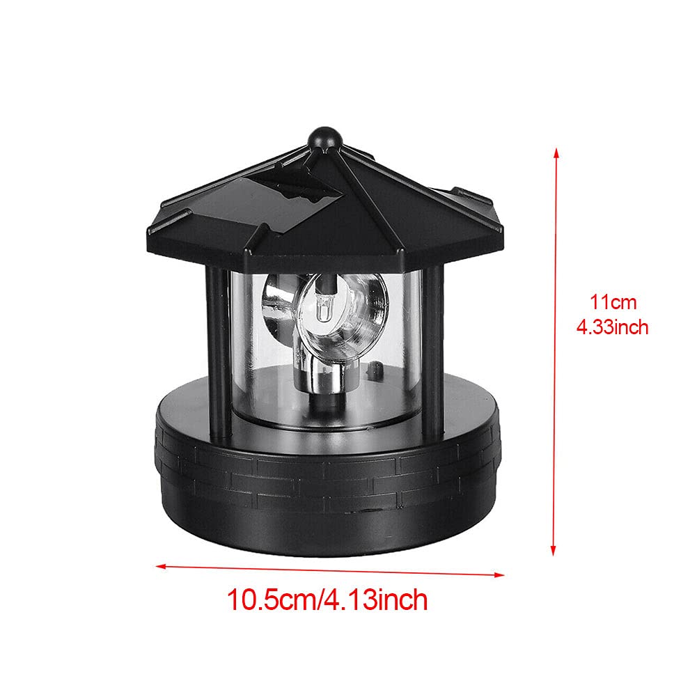 Solar Lighthouse Rotating Outdoor Waterproof LED Light A7725