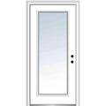 Steel Primed Left Hand In-Swing Prehung Front Door Full Lite Clear Low-E Glass 36" x 80" X6473