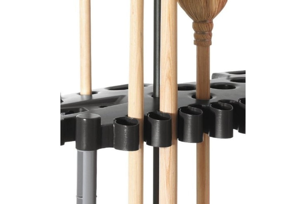 Black Wheeled Garage Tool Tower Rack B1476
