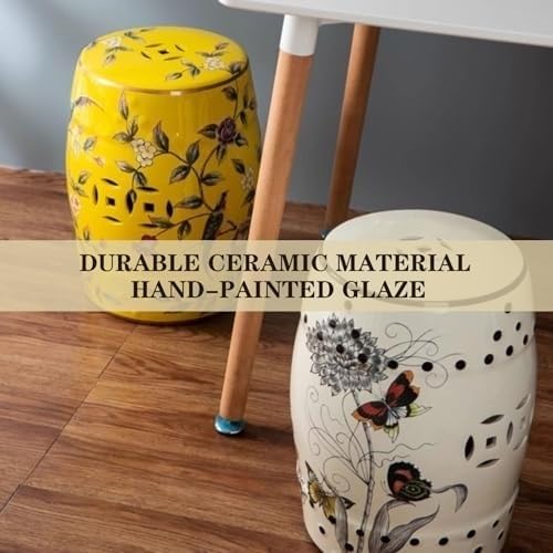 Chinese Style Glazed Decorative Ceramic Garden Stool J61285