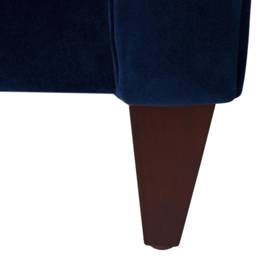 84" Navy Blue Velvet Tufted Sofa B997571