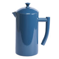 Double-Walled Stainless Steel French Press Coffee Maker, Navy, 34 fl oz Q496868