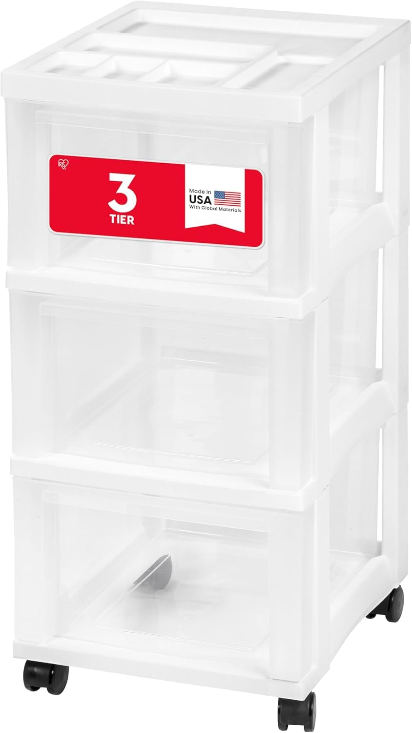 3 Drawer Rolling Storage Cart Q96080