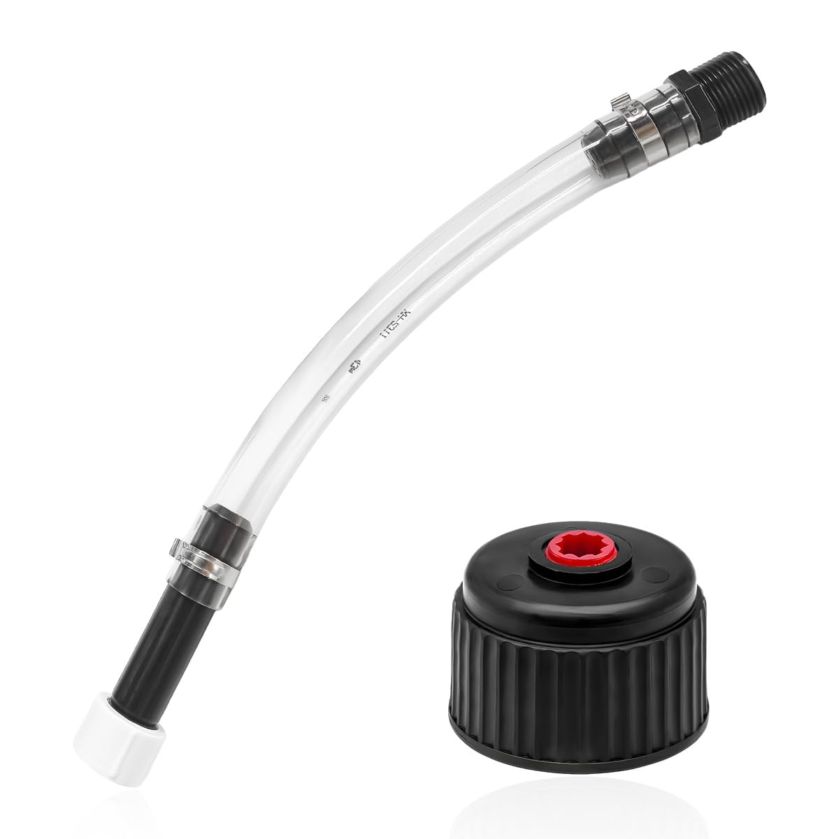 5 Gallon Gas Cans Fuel Jug Hose & Cap I336379