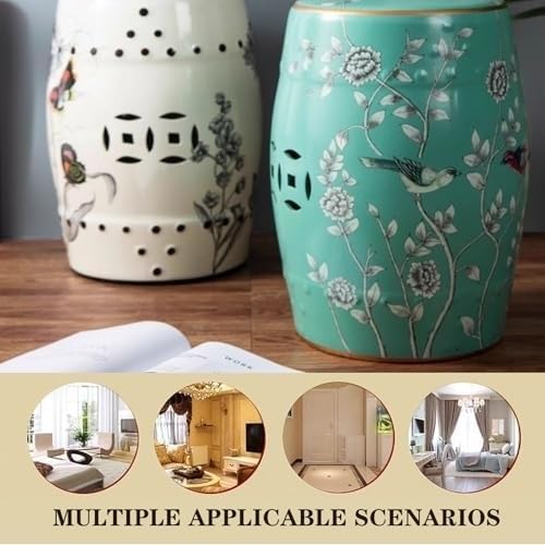 Chinese Style Glazed Decorative Ceramic Garden Stool J61285