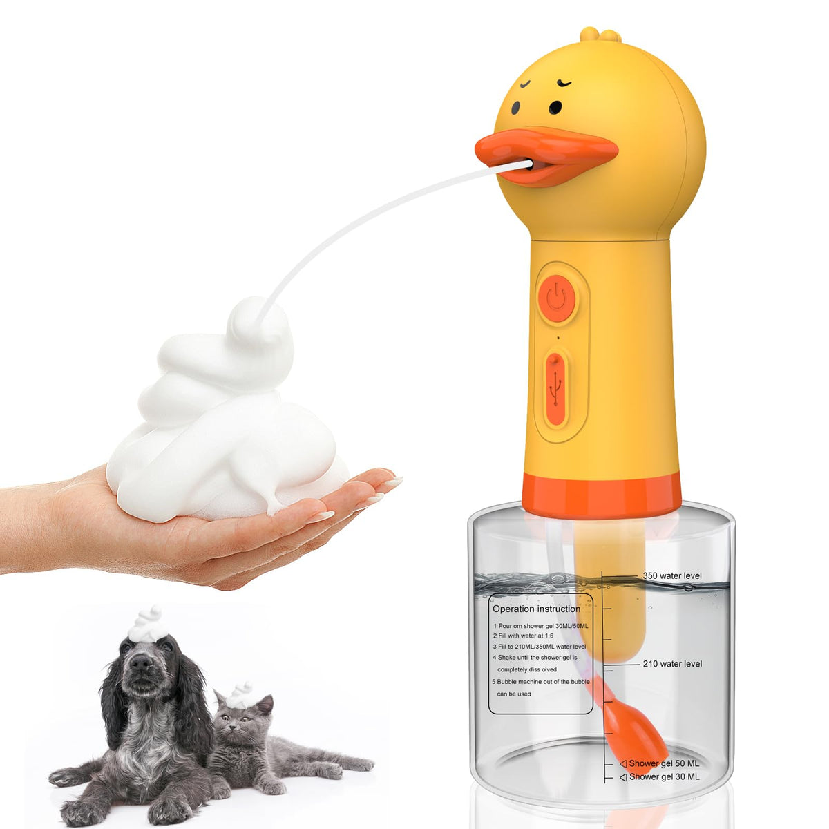 Electric Foaming Shampoo Dispenser N1221
