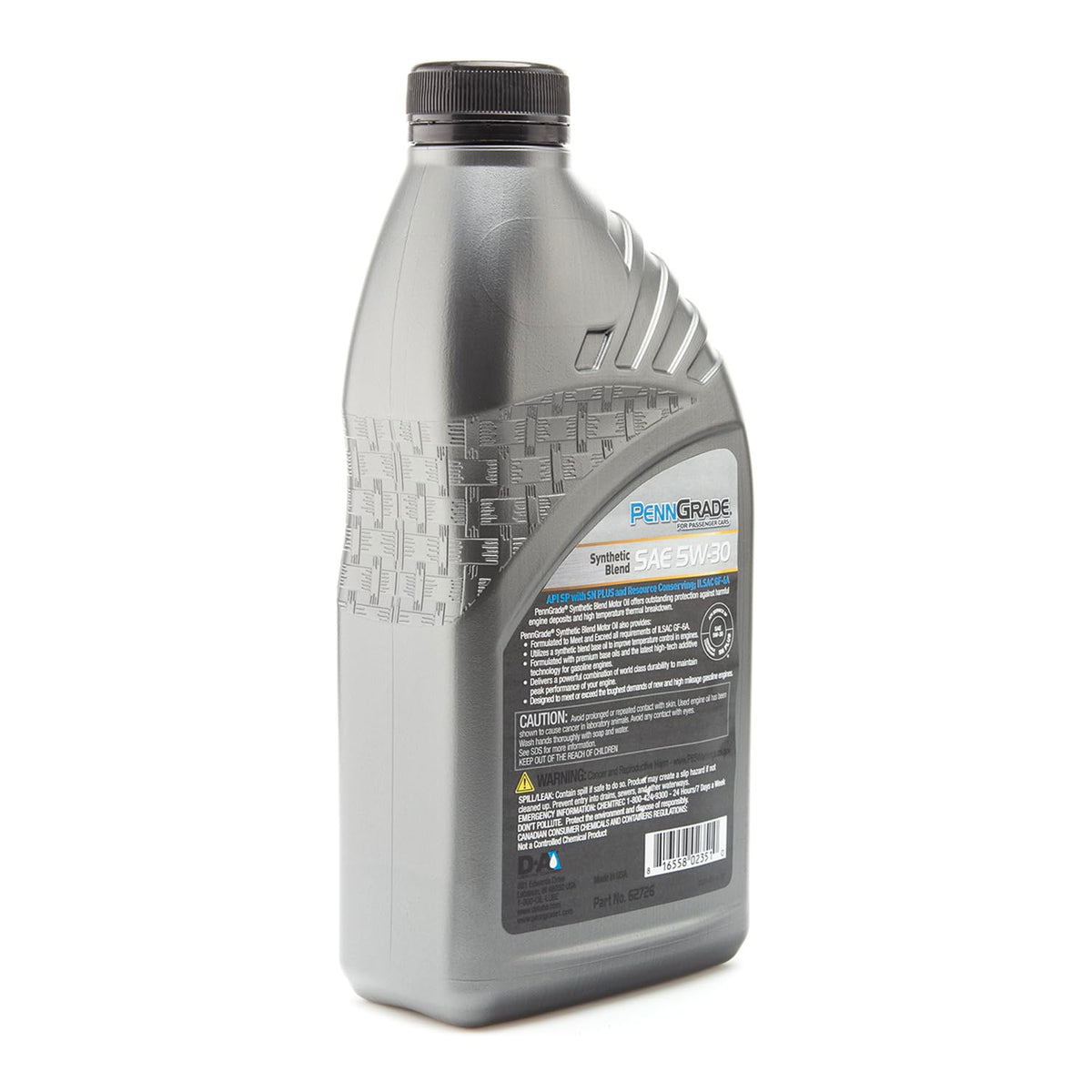 Synthetic Blend Oil SAE 5W-30 1 Quart Pack of 6 E776