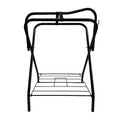 Portable Folding Saddle Rack Powder-Coated Steel M20907