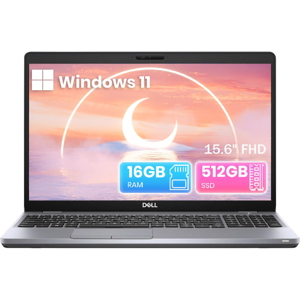 15.6" FHD Laptop Computer, 10th Gen Intel Core i5, 16GB DDR4 RAM, 512GB SSD, Windows 11 Pro A593791