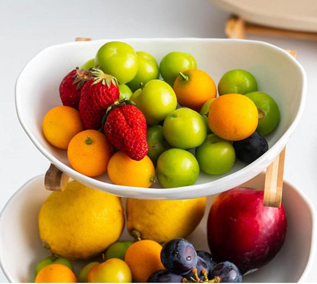 3 Tier Ceramic Fruit Basket Stand N3092