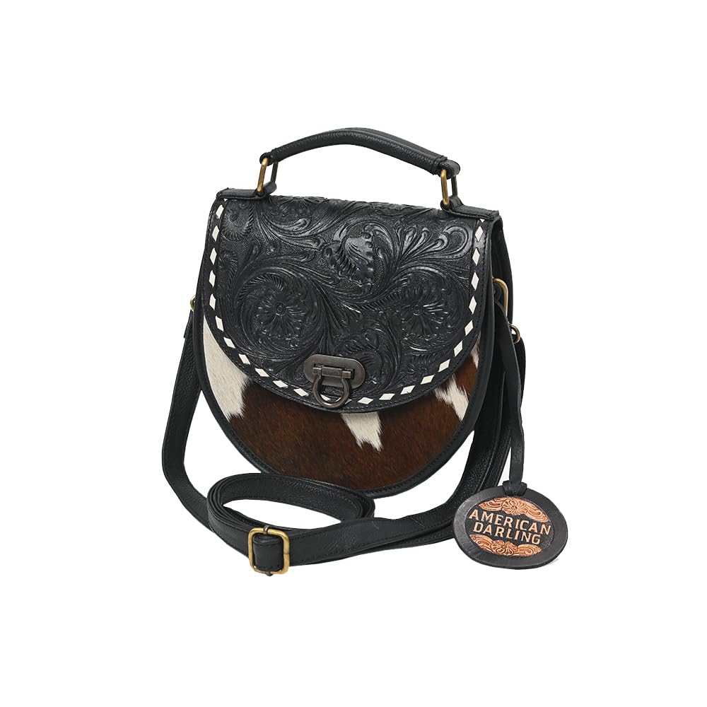 Genuine Leather Hair-On Cowhide Mini Crossbody X6723