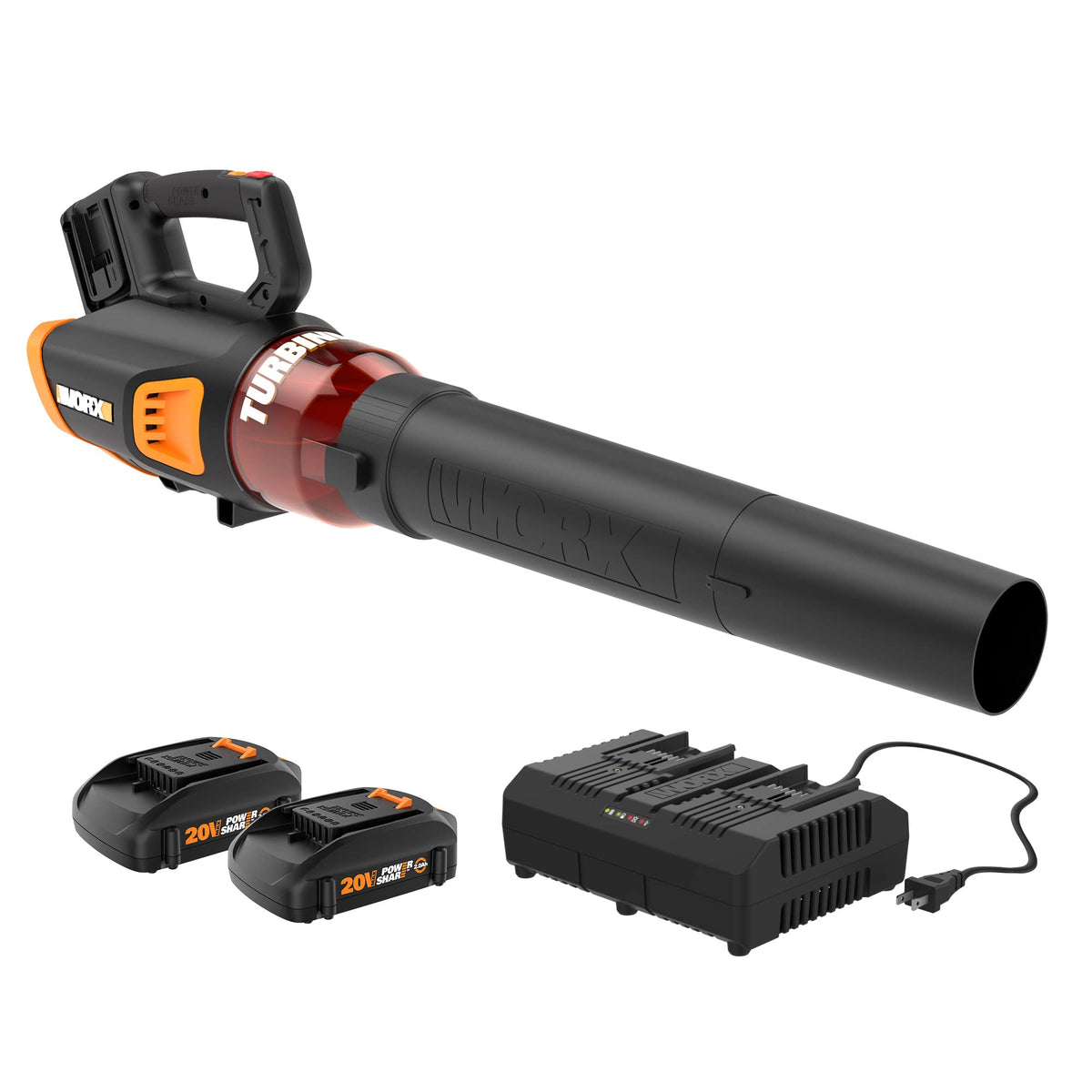 40V Cordless Leaf Blower with Brushless Motor & Gutter Cleaning Kit M188