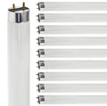 24 Inch T8 Fluorescent Tube Light Bulb 17W 3500K Neutral White G13 Bi-Pin Base 2 Foot Linear Lamp Pack of 10 G99204