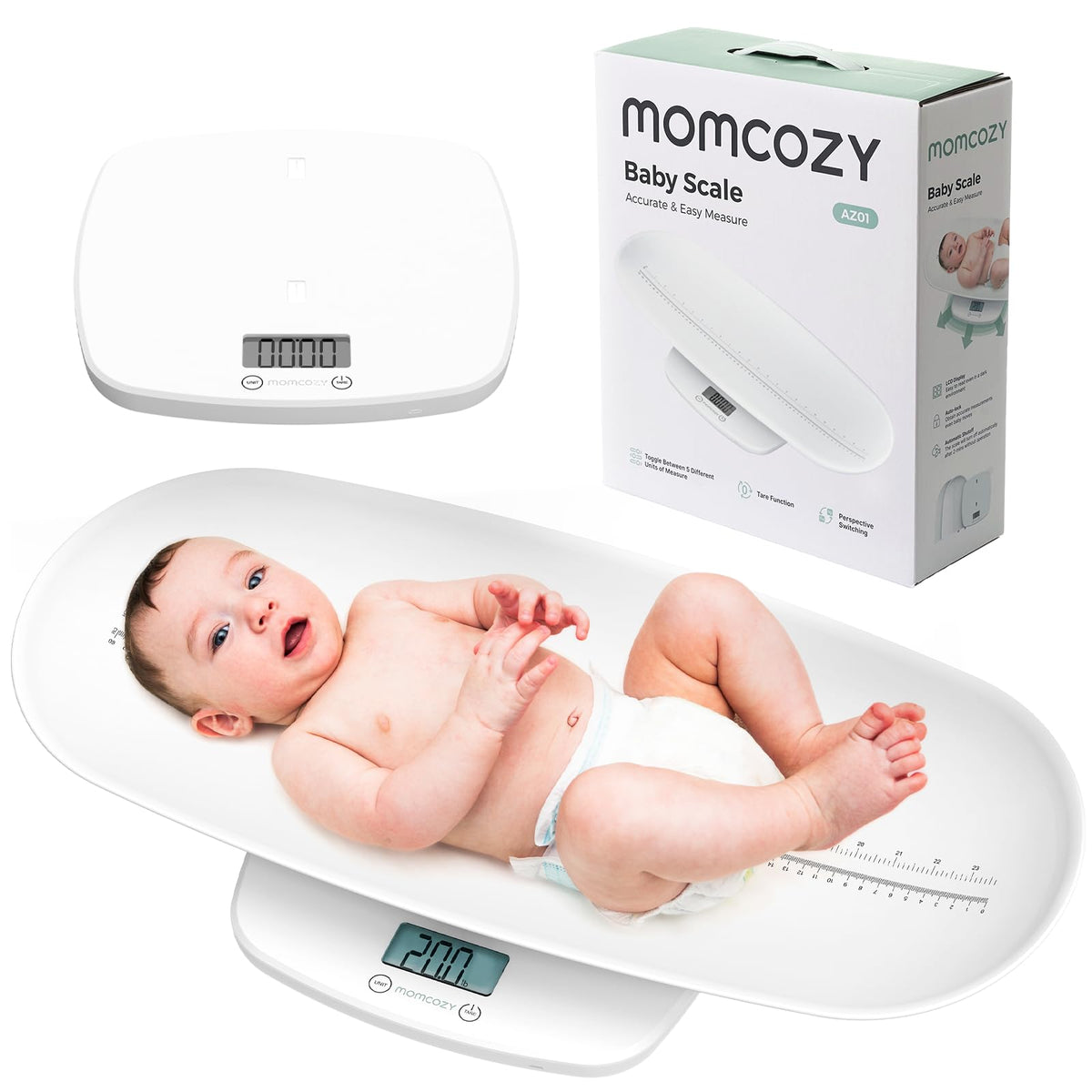 Baby Scale, Digital LED Screen, Removable Tray U9260