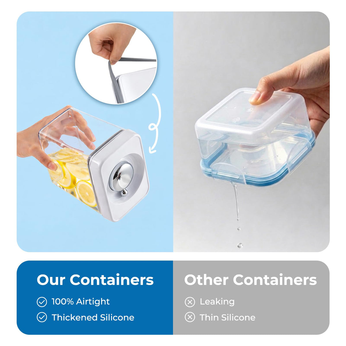 Dog and Cat Food Storage Containers 2-Pack I9650