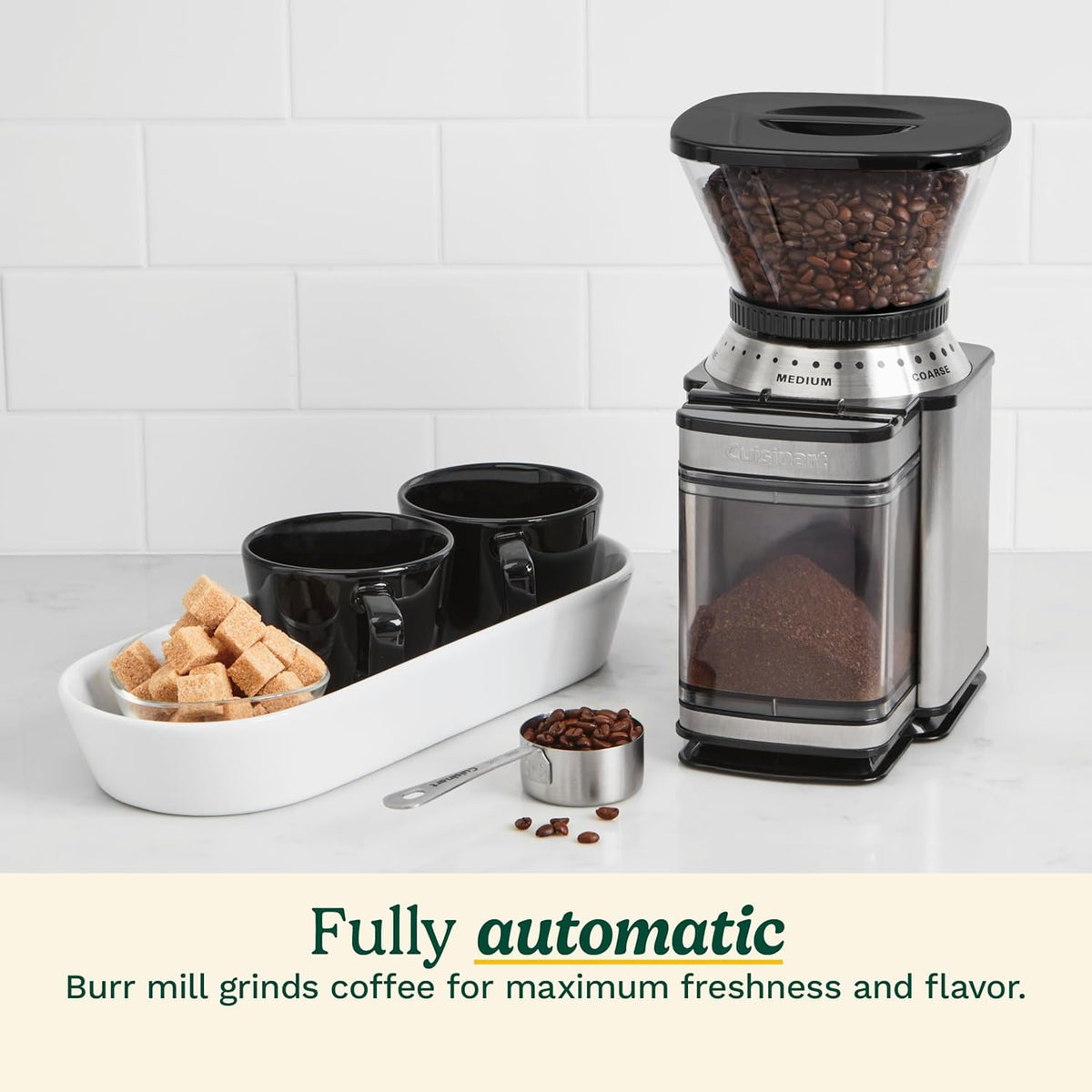 Electric Burr Coffee Grinder with 18-Position Grind Selector K550666