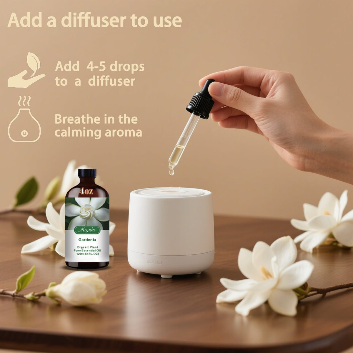 Lavender & Gardenia 16oz & 4oz Diffuser Set S138944
