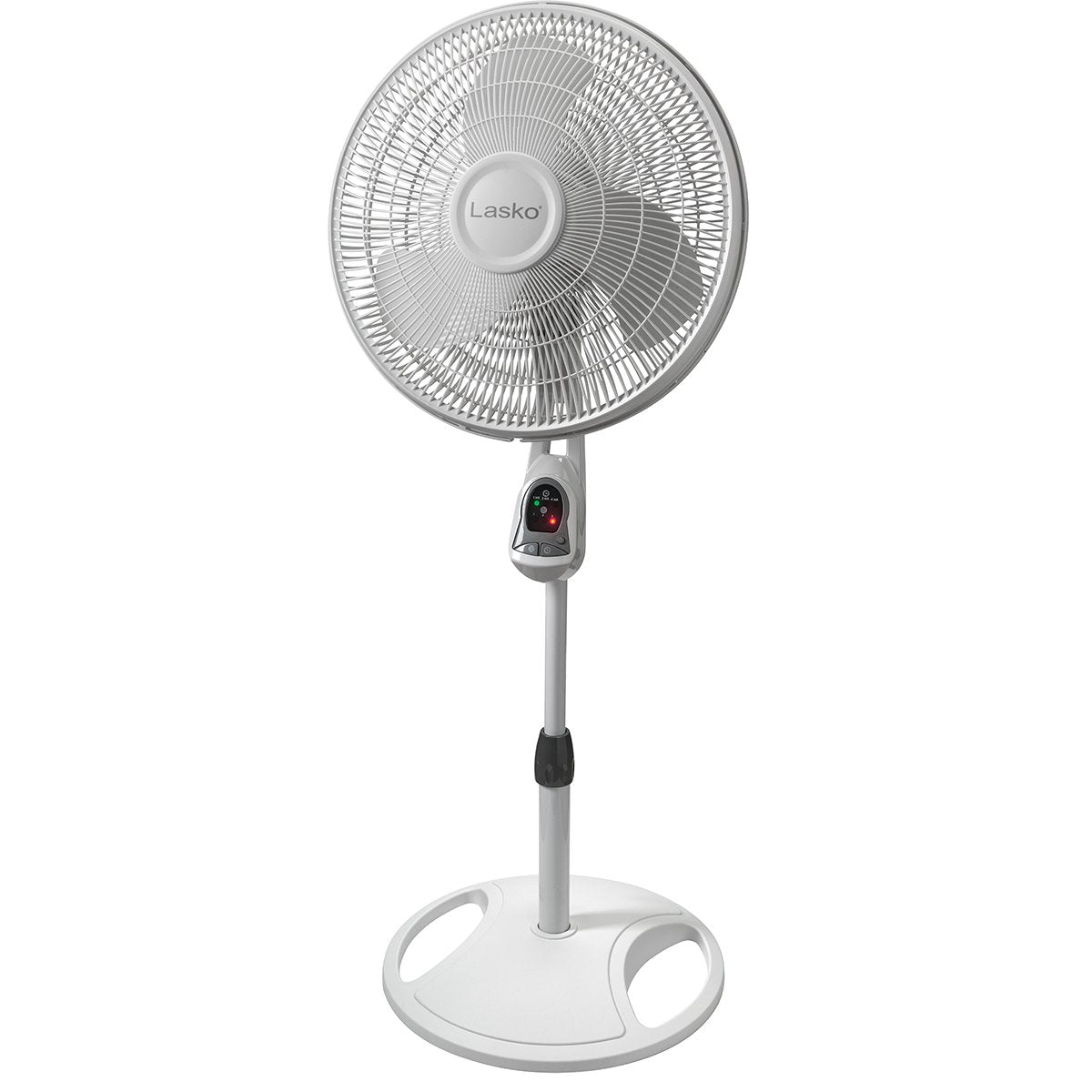 12" Utility Fan and 16" White Oscillating Pedestal Stand Fan with Remote H366