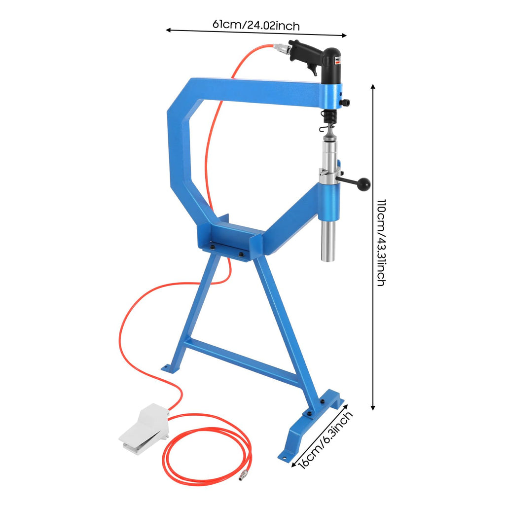 Pneumatic Planishing Hammer with Foot Pedal & Steel Stand X916462
