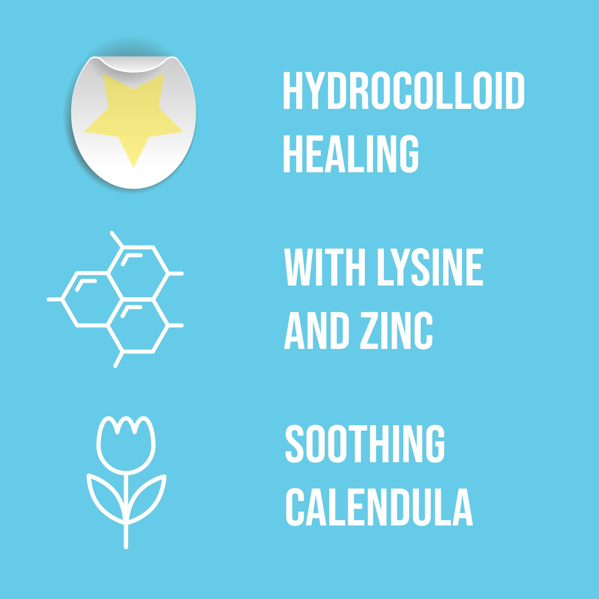 Cold Sore Patch Lysine Lip Treatment T395