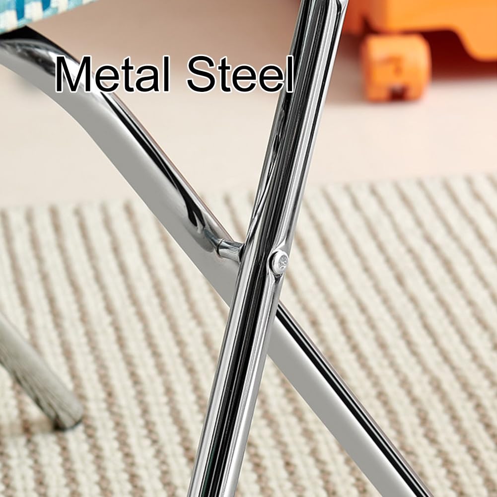 Cushioned Folding Bar Stool with Backrest Z47421