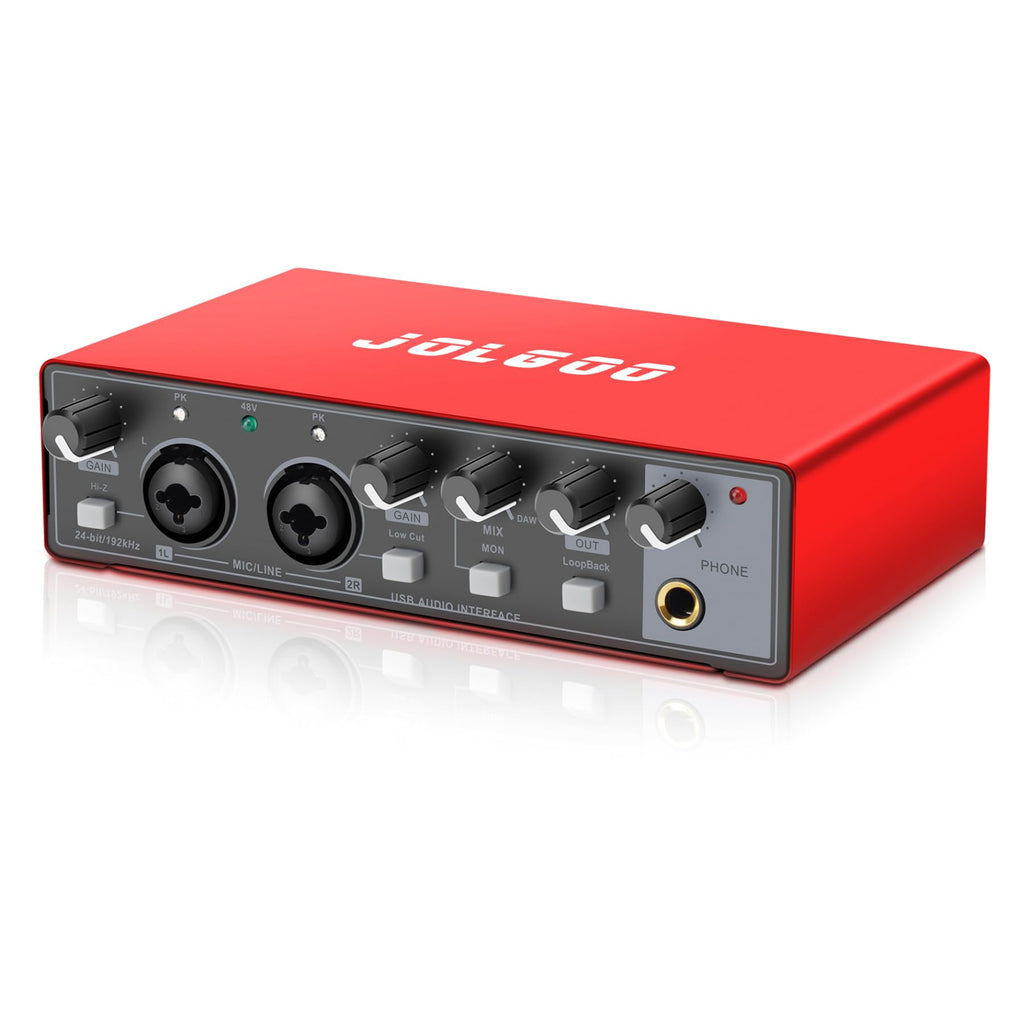 USB Audio Interface, Red 24-Bit/192kHz W6578