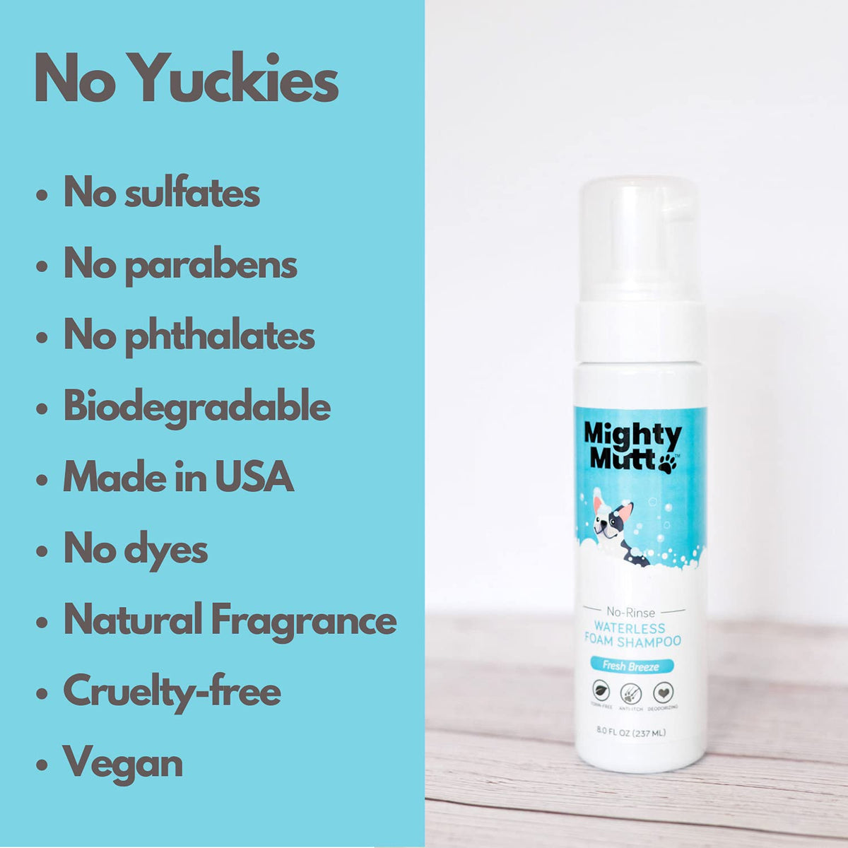 Hypoallergenic Waterless Dog Shampoo 8 fl oz T96861