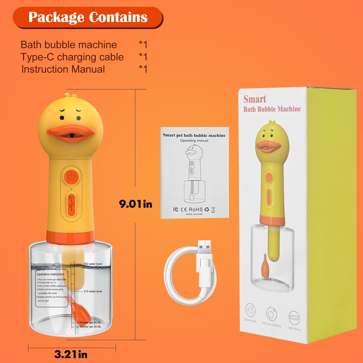 Electric Foaming Shampoo Dispenser N1221