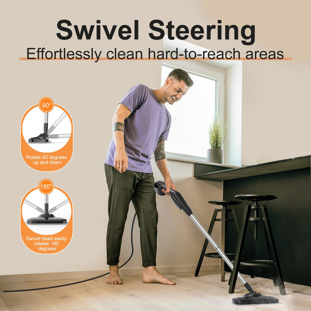 Handheld Steam Mop with 17 Accessories V92816