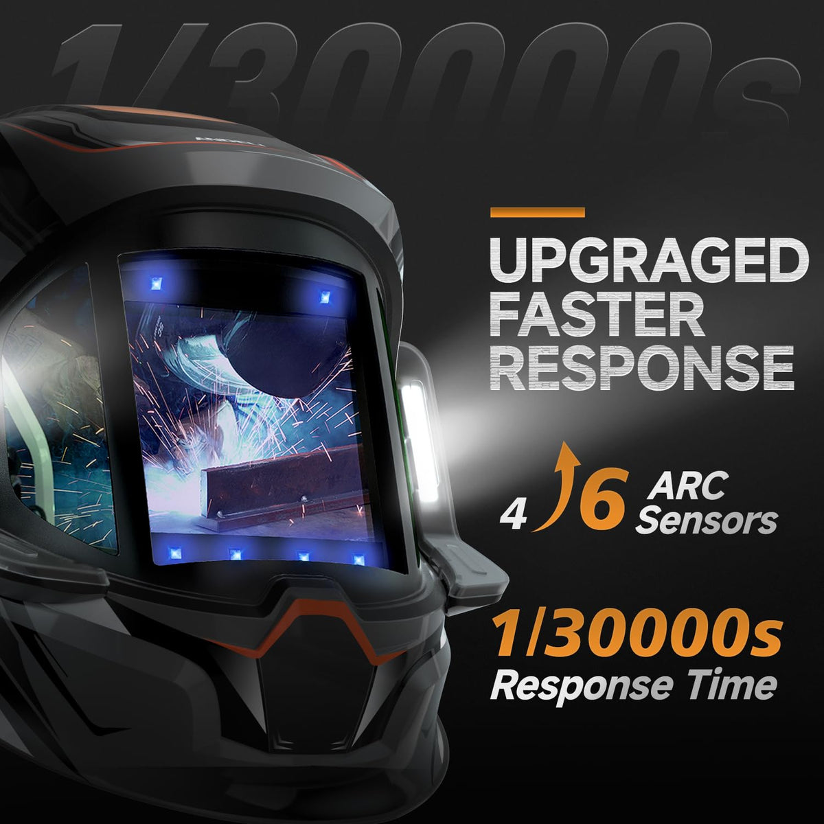 Auto Darkening Welding Helmet with Light M749588