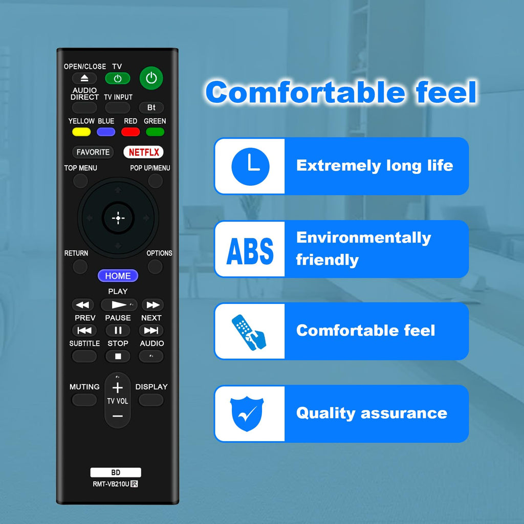 Replace Remote Control for Sony 4K Ultra HD Blu-ray Player G35573