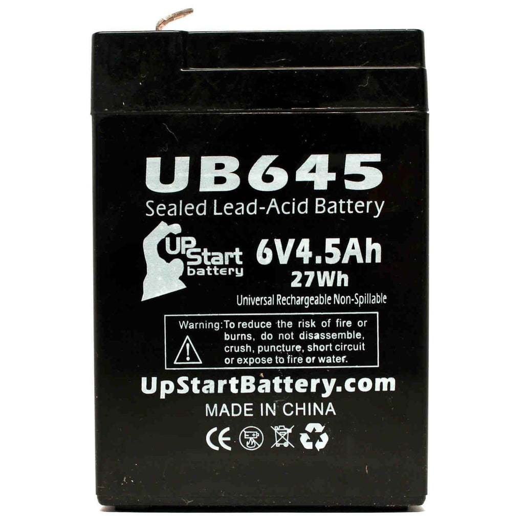 6V 4.5Ah Sealed Lead Acid AGM SLA Battery G73812