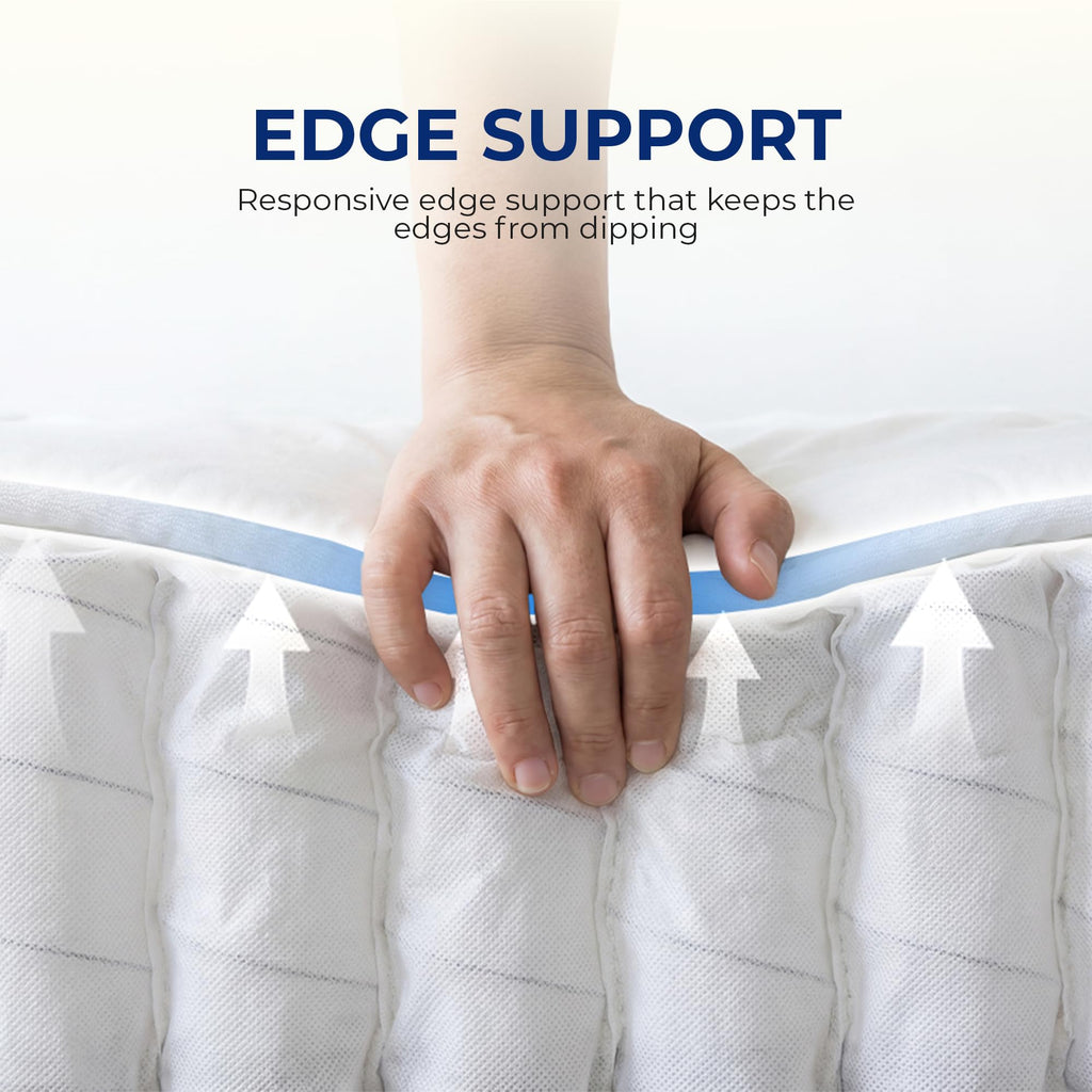 Full Size 10 Inch Hybrid Pocket Spring Mattress U789569