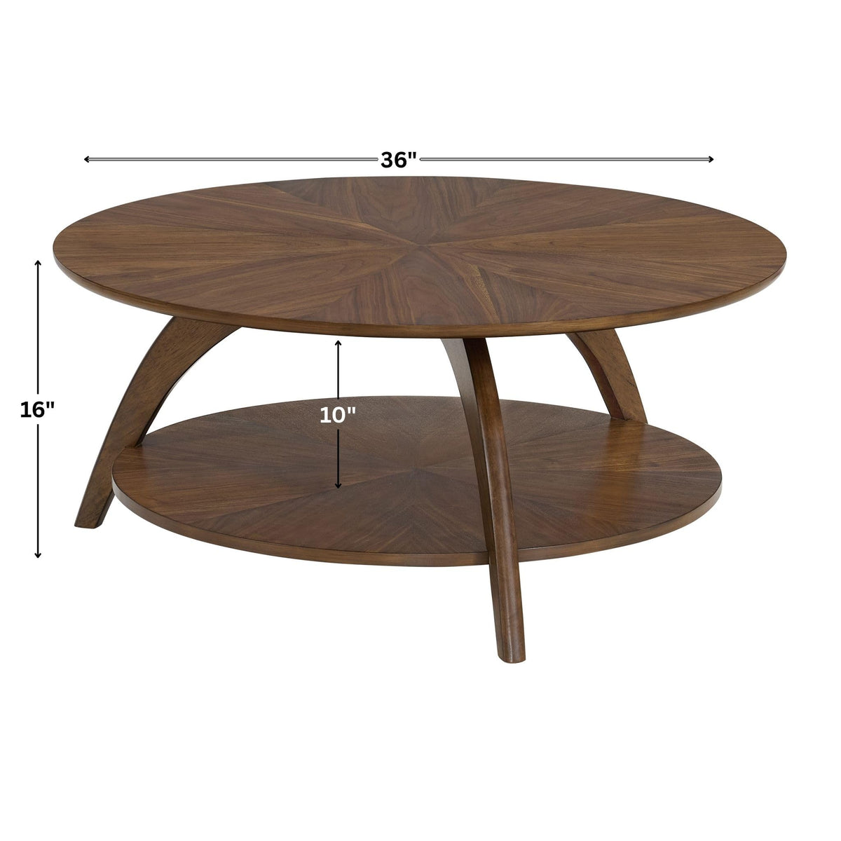 Round Wood Coffee Table E17565
