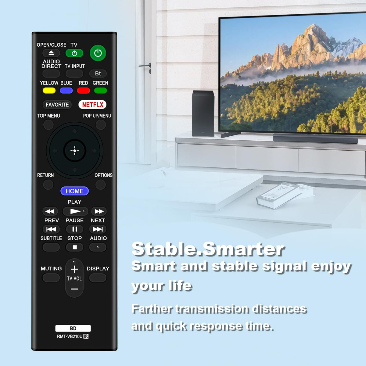 Replace Remote Control for Sony 4K Ultra HD Blu-ray Player G35573