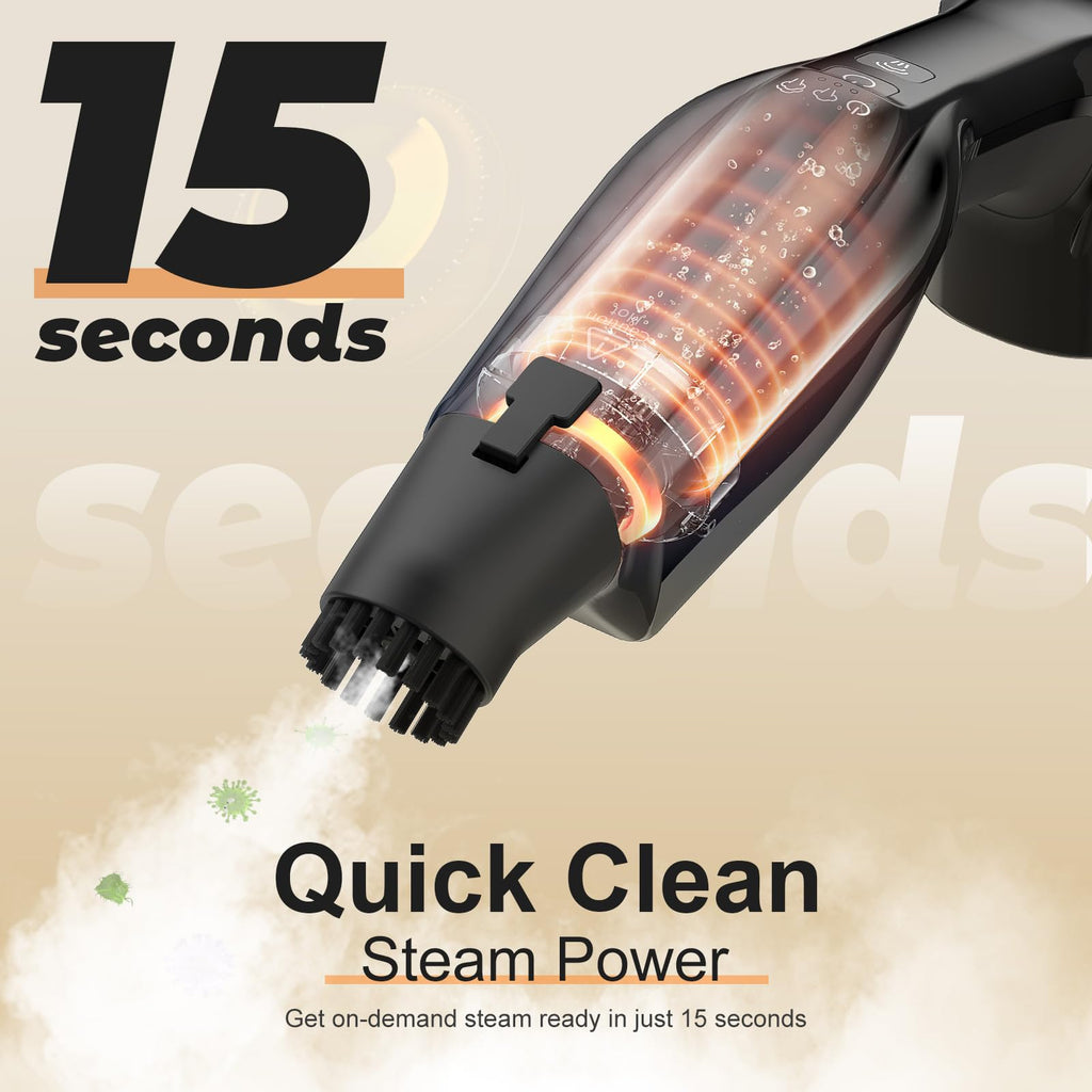 Handheld Steam Mop with 17 Accessories V92816