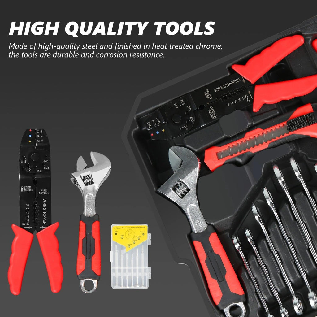 799pcs Aluminum Trolley Case Tool Set Silver O474836