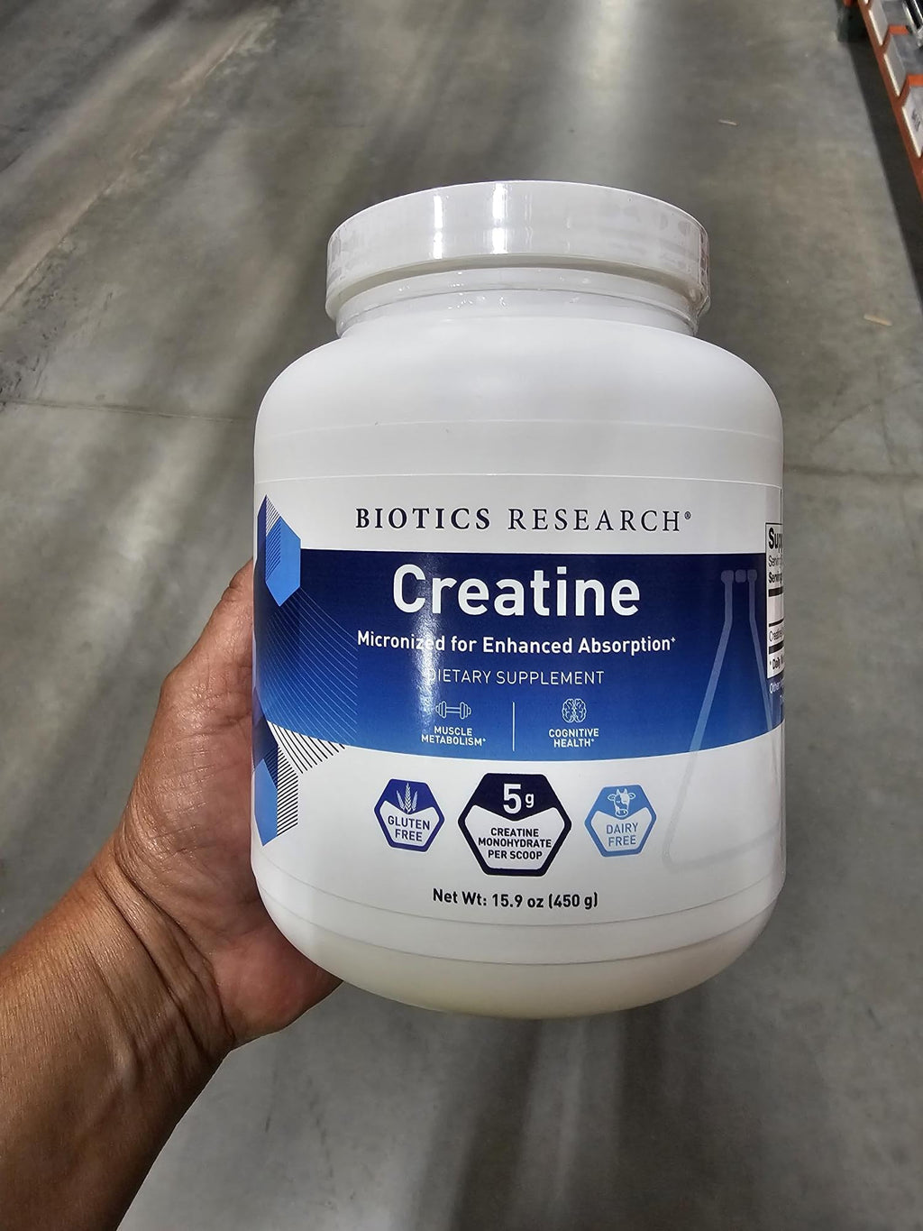 Creatine Monohydrate 5g Micronized Powder 15.9oz O885528