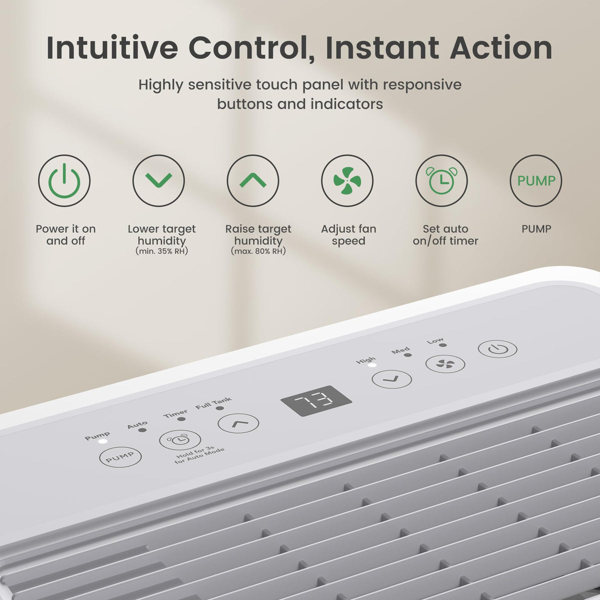 150 Pint Dehumidifier with Pump Q7334