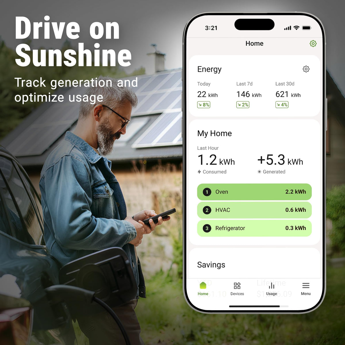 Energy Monitor with 8 Sensors and 2 Smart Plugs A836604