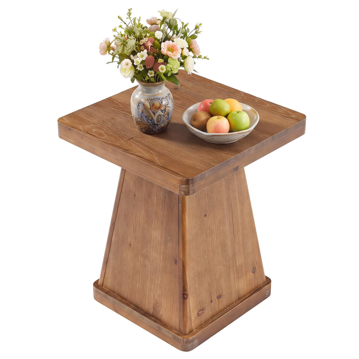 Solid Wood Side Table Set of 2 M353