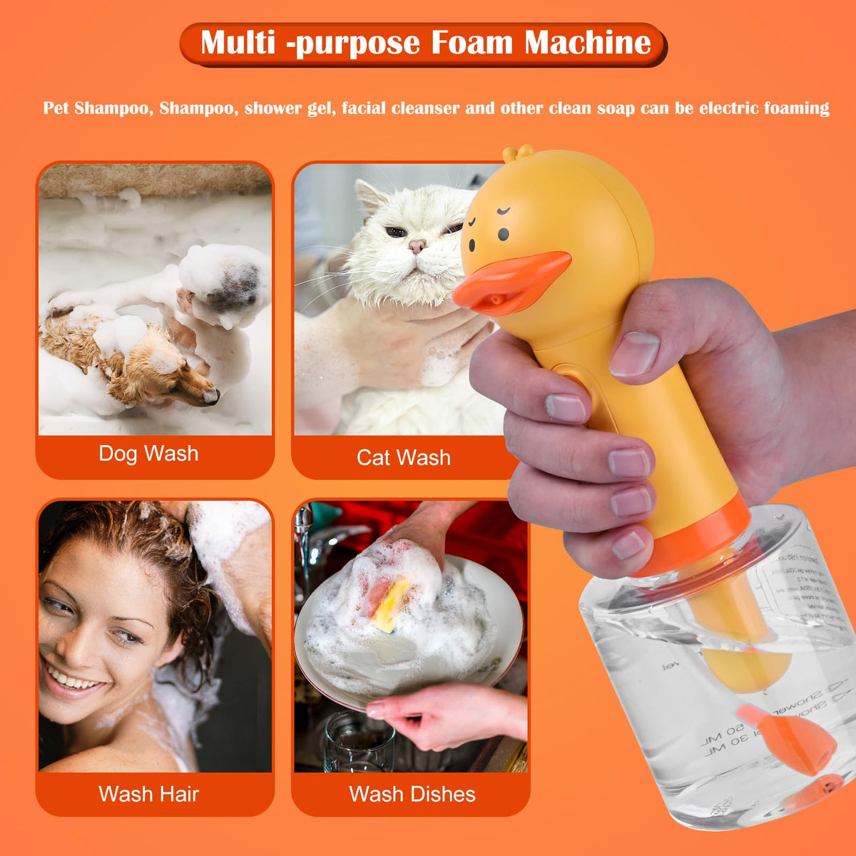 Electric Foaming Shampoo Dispenser N1221