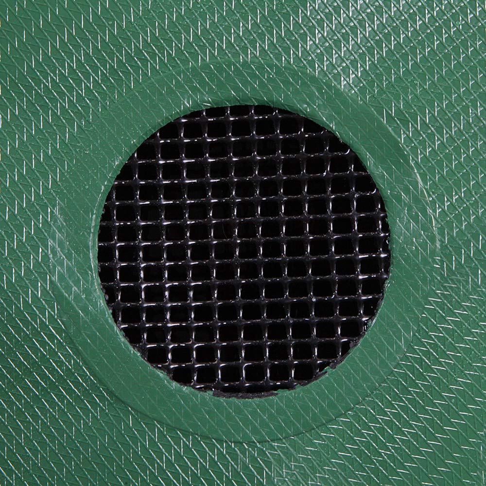 Collapsible 50 Gallon Green Rain Barrel E614036