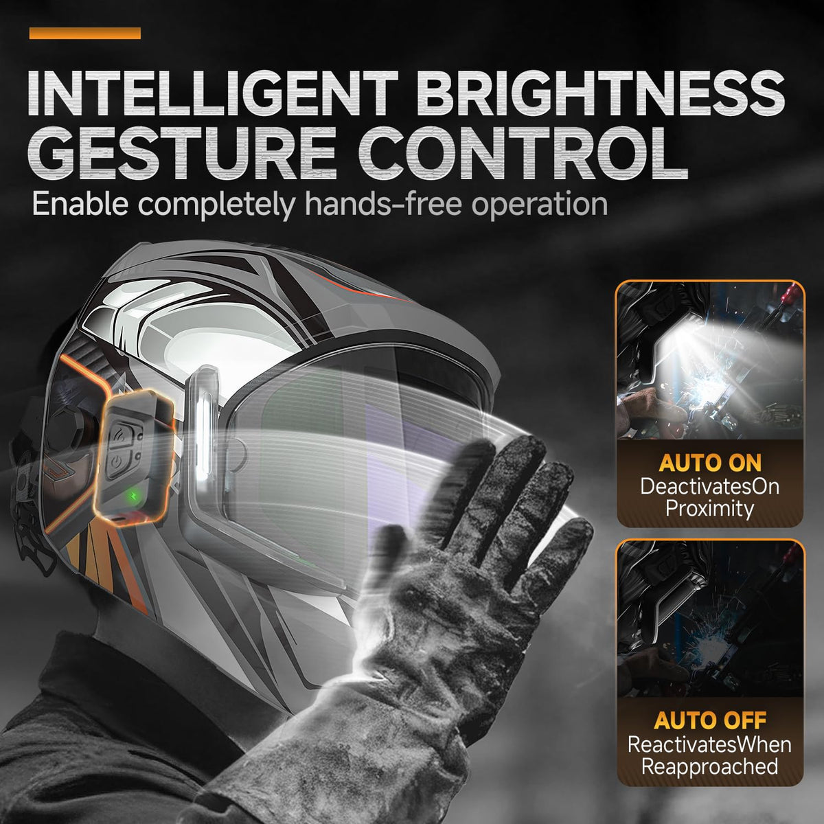 Auto Darkening Welding Helmet with Light M749588