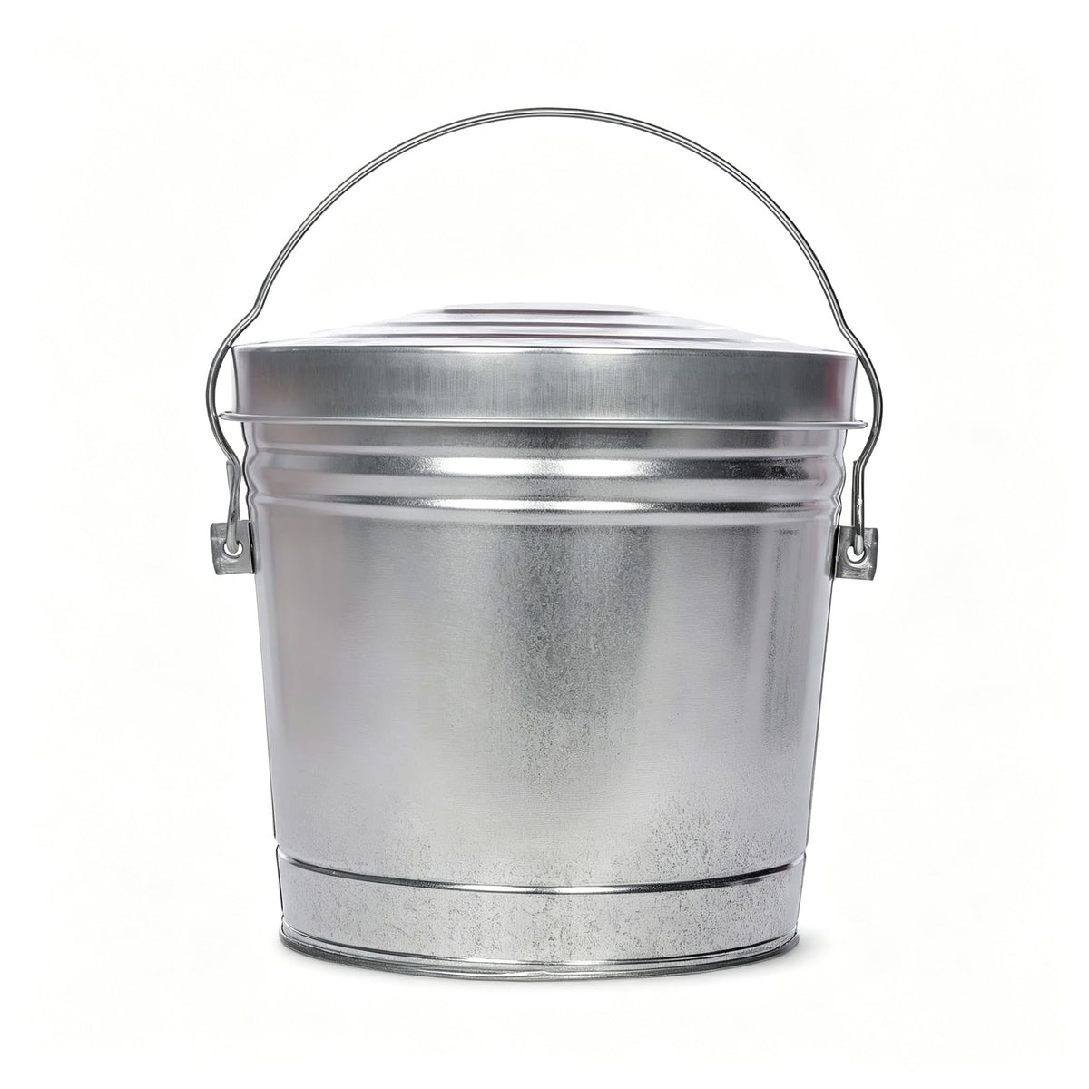 6-Gallon Galvanized Steel Locking Lid Storage Can Z8451